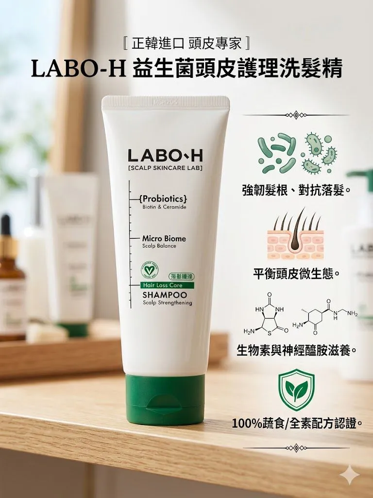 LABO-H - 頭皮護理防脫髮益生菌洗頭水 100ml