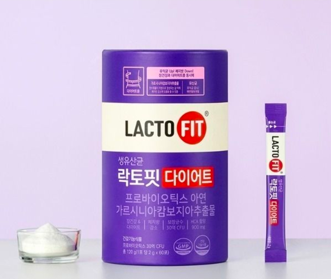 钟根堂 - LACTO FIT紫色廋身益生菌 加強版【60條】平行进口